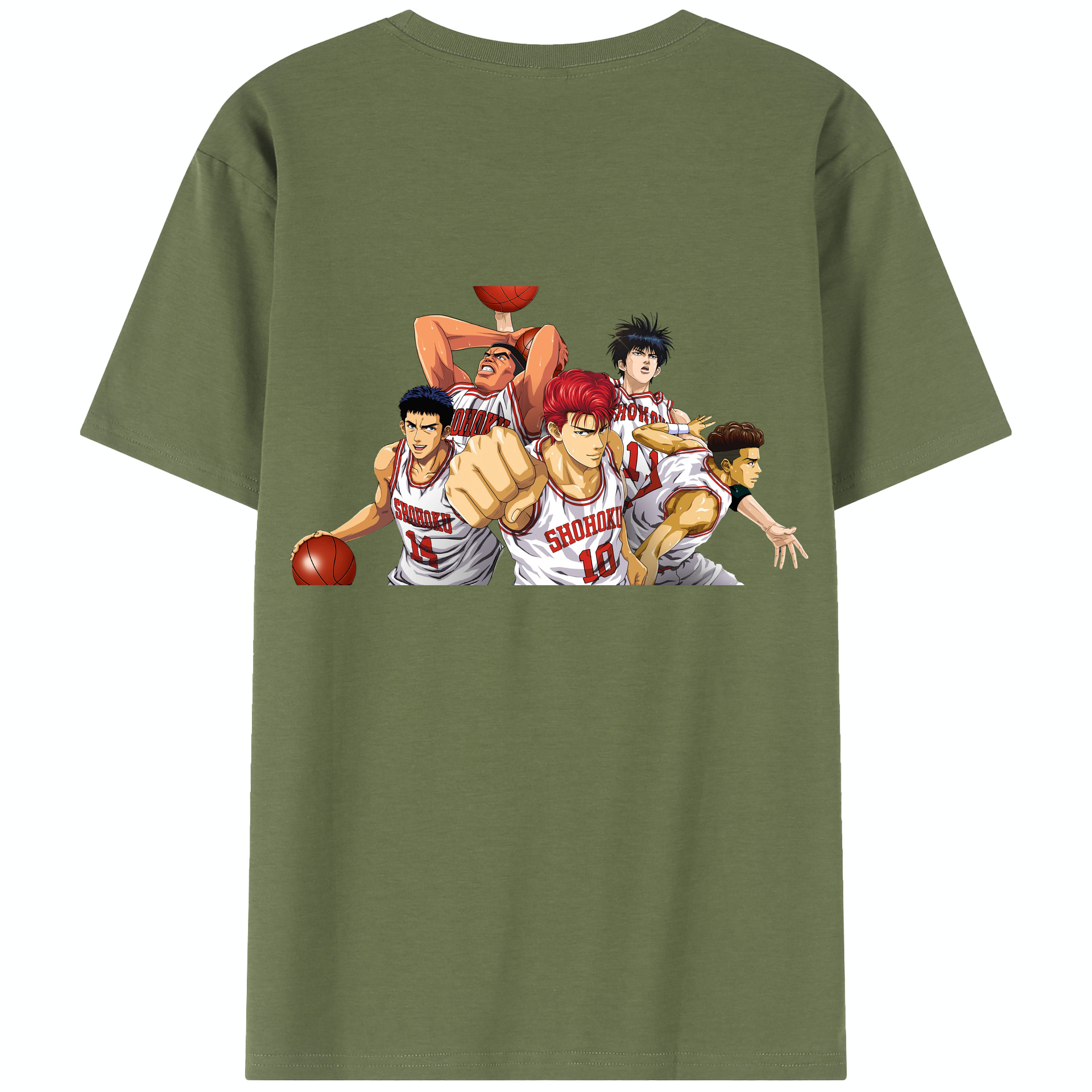 （画像用） SLAM DUNK／スラムダンク 綿100％半袖Tシャツ（背面プリント）